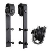1.8m Sliding Barn Door Hardware Heavy Duty Sturdy Kit V63-827281