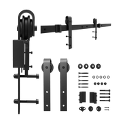 1.8m Sliding Barn Door Hardware Heavy Duty Sturdy Kit V63-827281