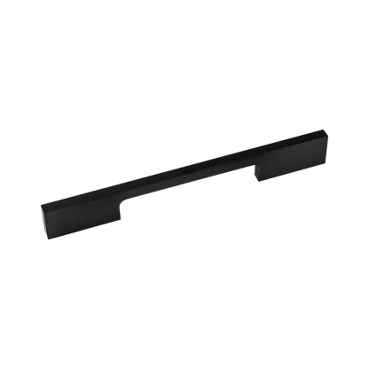 5 x 128mm Kitchen Handle Cabinet Cupboard Door Drawer Handles square Black furniture pulls V63-827301