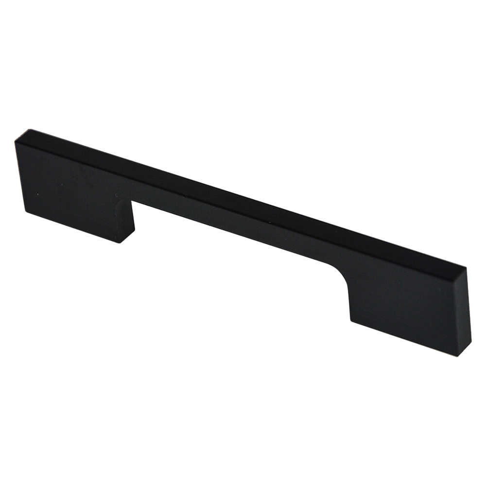 5 x 96mm Kitchen Handle Cabinet Cupboard Door Drawer Handles square Black furniture pulls V63-827321