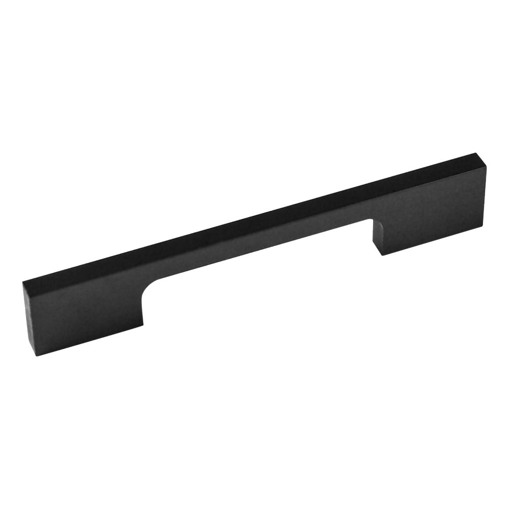 5 x 96mm Kitchen Handle Cabinet Cupboard Door Drawer Handles square Black furniture pulls V63-827321
