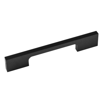 5 x 96mm Kitchen Handle Cabinet Cupboard Door Drawer Handles square Black furniture pulls V63-827321