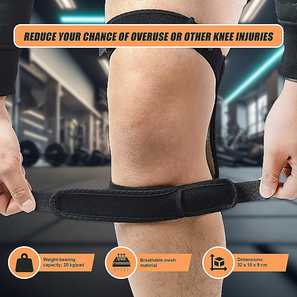 Power Knee Stabiliser Pad with Support Joint Spring Rebound Brace V63-827341