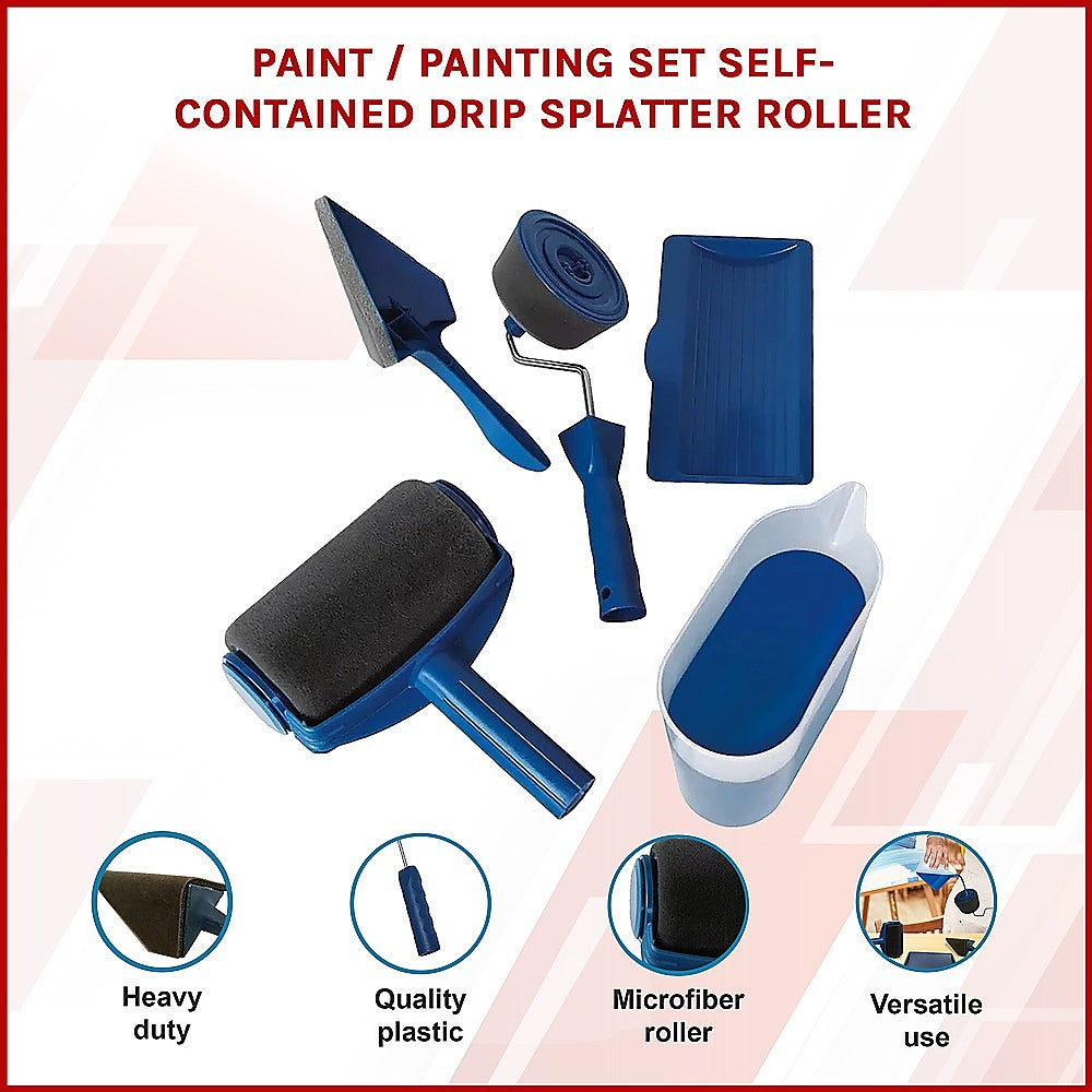 Paint / Painting Set Self-Contained Drip Splatter Roller V63-827351
