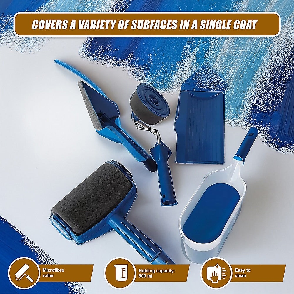 Paint / Painting Set Self-Contained Drip Splatter Roller V63-827351