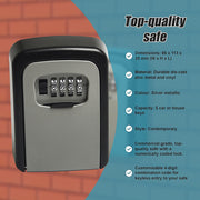 Commercial Grade Lock Wall Mounted Key Safe Storage Lock Box security V63-827361