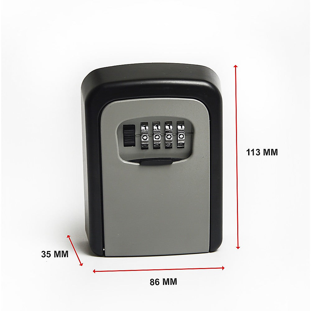 Commercial Grade Lock Wall Mounted Key Safe Storage Lock Box security V63-827361