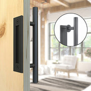 Carbon Steel Door Handle & Flush Pull Wood Door Gate Hardware 12" V63-827411