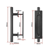 Carbon Steel Door Handle & Flush Pull Wood Door Gate Hardware 12" V63-827411