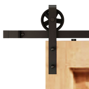 2M Big Spoke Wheel Sliding Barn Door Hardware V63-827421