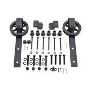 2M Big Spoke Wheel Sliding Barn Door Hardware V63-827421