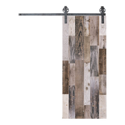 2M Big Spoke Wheel Sliding Barn Door Hardware V63-827421