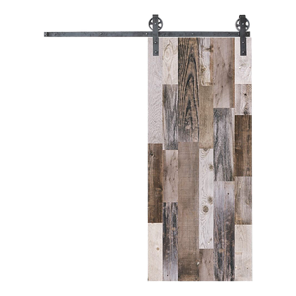 2M Big Spoke Wheel Sliding Barn Door Hardware V63-827421