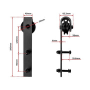 1.8m Sliding Barn Door Hardware V63-827451