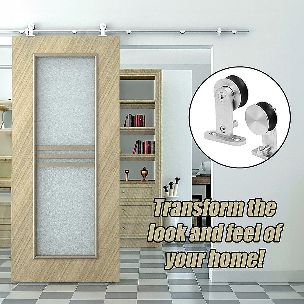 Sliding Barn Door Hardware Stainless Steel V63-827461