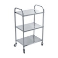 3 Tiers Food Trolley Cart Stainless Steel Utility Kitchen Dining Service V63-827561