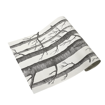 Wallpaper White Birch Tree Non-woven Wall Paper Roll V63-827571