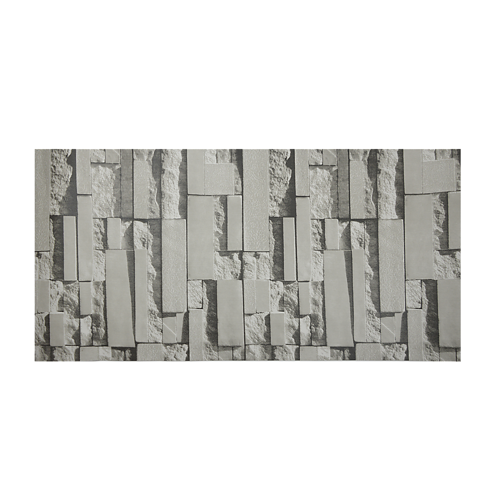 Wallpaper Brick Pattern 3D Textured Non-woven Wall Paper Roll V63-827581