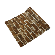 Wallpaper Faux Brick Wall Paper Roll V63-827611