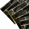 Wallpaper Faux Vintage Brick Pattern Wall Paper Roll V63-827621