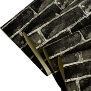 Wallpaper Faux Vintage Brick Pattern Wall Paper Roll V63-827621