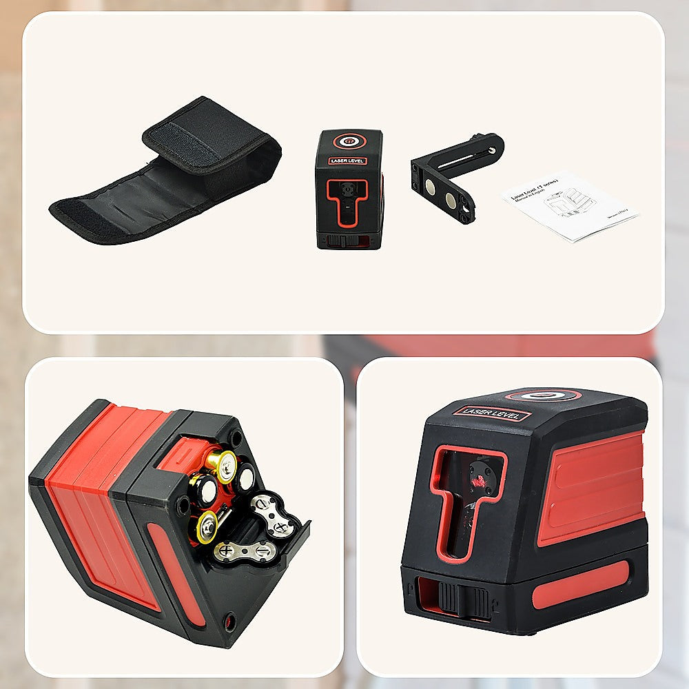 Self Leveling Laser Level 15m Cross Line Line Beam Tool V63-827641
