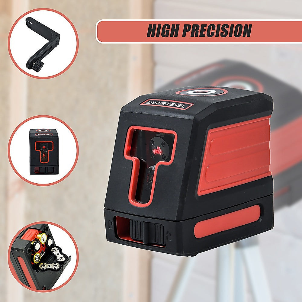 Self Leveling Laser Level 15m Cross Line Line Beam Tool V63-827641