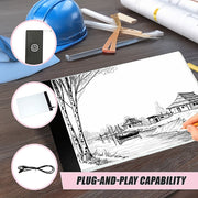 A4 LED Light Box Tracing Board Art Design Stencil Tattoo Copy Drawing Pad V63-827651