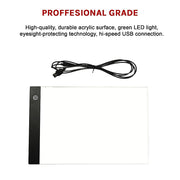 A4 LED Light Box Tracing Board Art Design Stencil Tattoo Copy Drawing Pad V63-827651