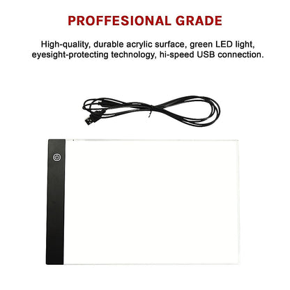 A4 LED Light Box Tracing Board Art Design Stencil Tattoo Copy Drawing Pad V63-827651