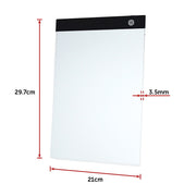 A4 LED Light Box Tracing Board Art Design Stencil Tattoo Copy Drawing Pad V63-827651