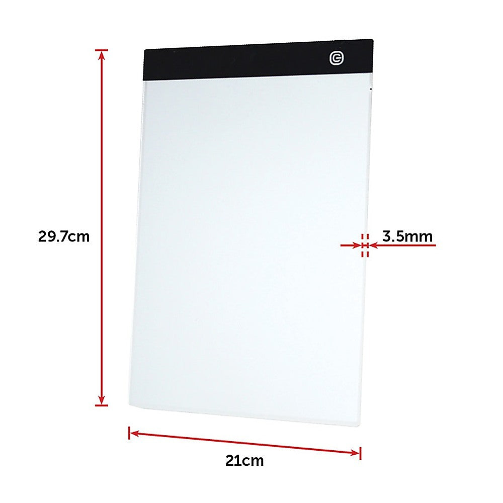 A4 LED Light Box Tracing Board Art Design Stencil Tattoo Copy Drawing Pad V63-827651