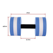 2x Water Aerobics Dumbbell EVA Aquatic Barbell Aqua Fitness V63-827661