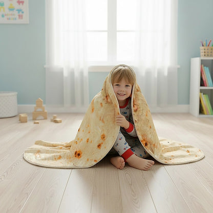 Tortilla Blanket Burrito 180cm Blanket Throw Rug V63-827681