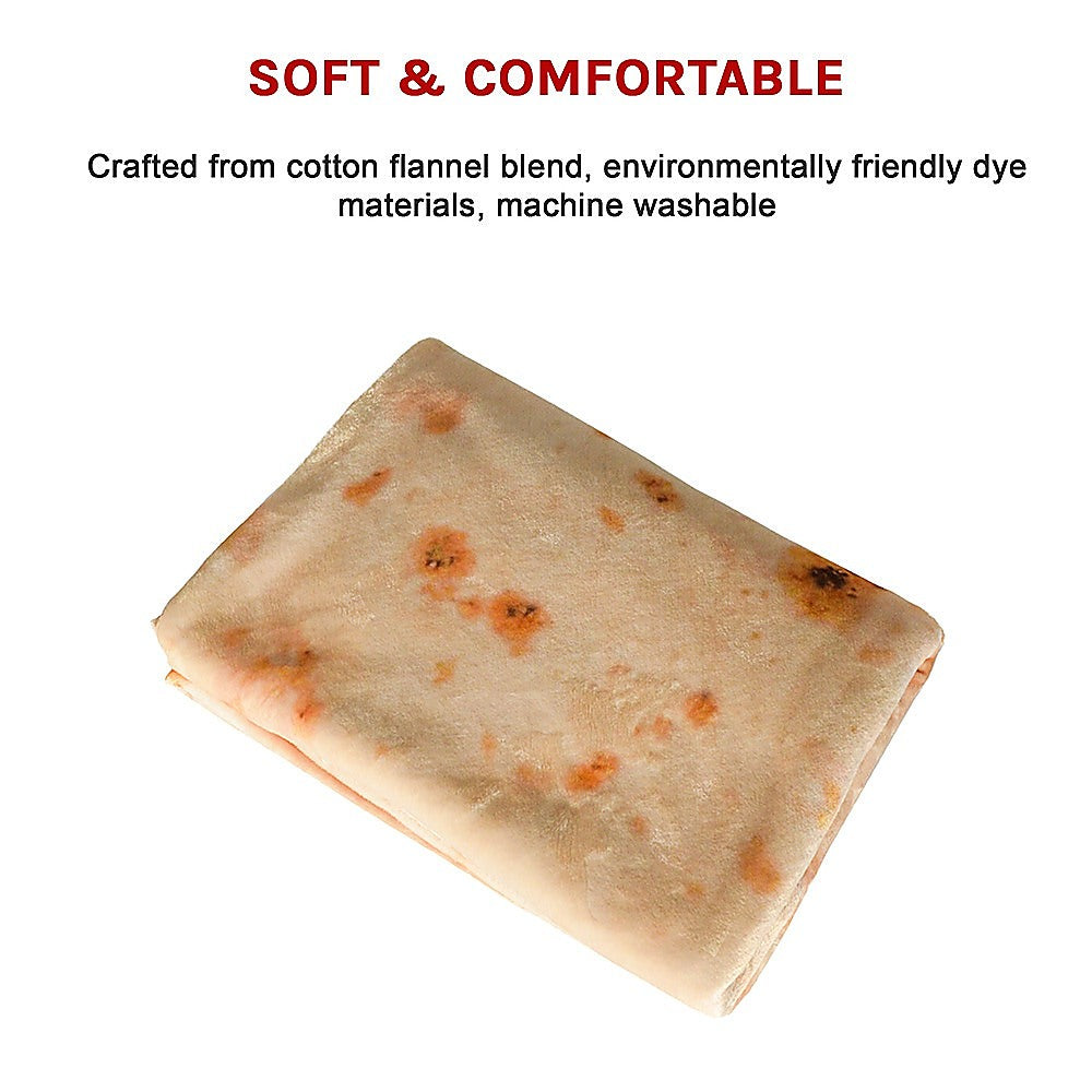Tortilla Blanket Burrito 180cm Blanket Throw Rug V63-827681