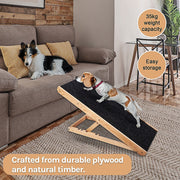Dog Ramp Pet Ramp Adjustable Heights Portable V63-827691