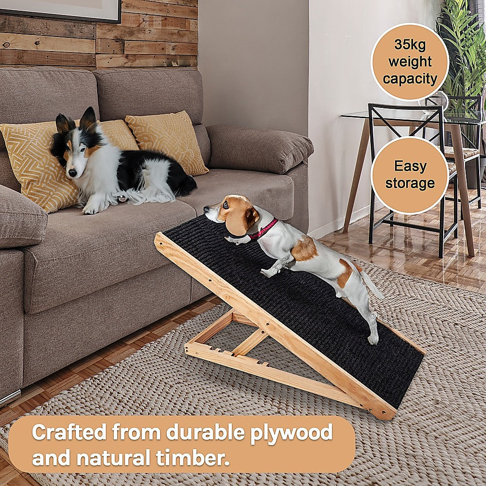 Dog Ramp Pet Ramp Adjustable Heights Portable V63-827691