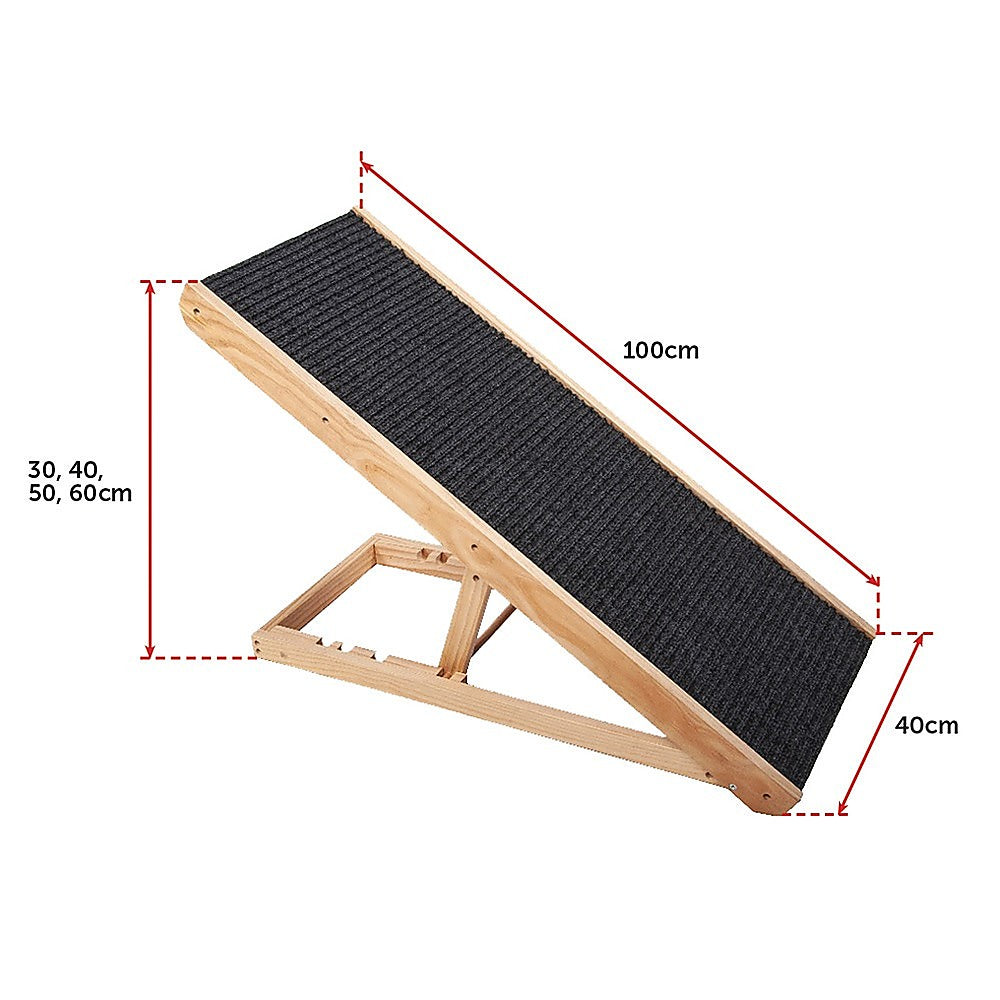 Dog Ramp Pet Ramp Adjustable Heights Portable V63-827691