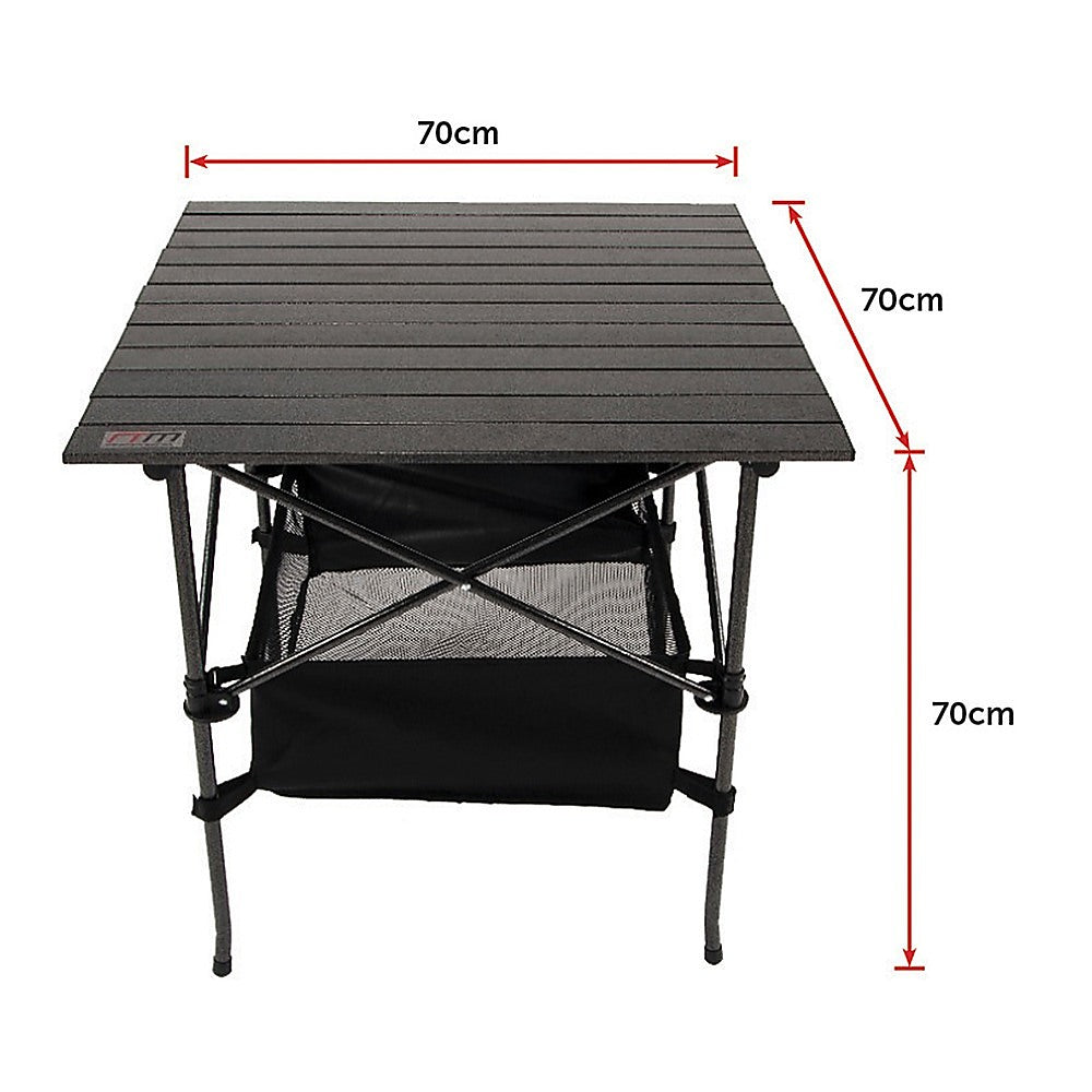 Folding Collapsible Camping Table Caravan RV Heavy Duty Steel & Aluminium V63-827721