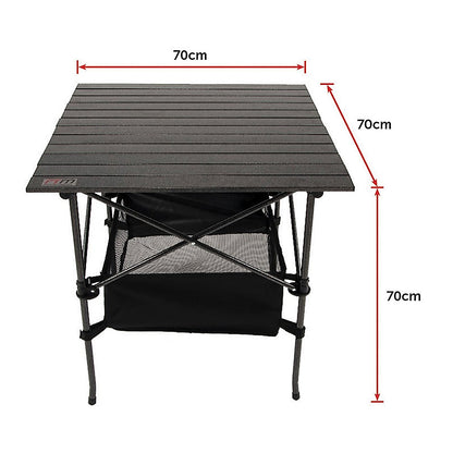Folding Collapsible Camping Table Caravan RV Heavy Duty Steel & Aluminium V63-827721