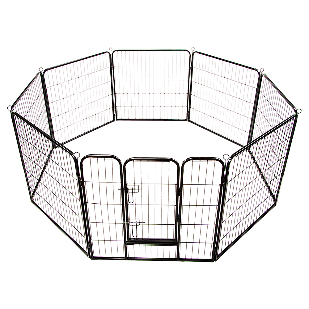 8 Panel Heavy Duty Pet Dog Playpen Puppy Exercise Fence Enclosure Cage V63-827761