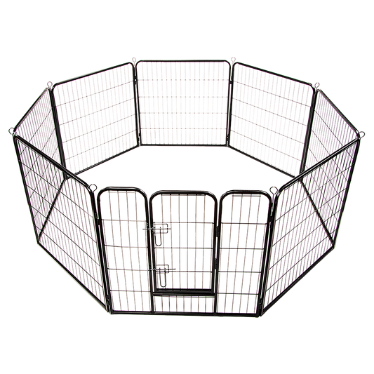 8 Panel Heavy Duty Pet Dog Playpen Puppy Exercise Fence Enclosure Cage V63-827761