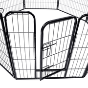 8 Panel Heavy Duty Pet Dog Playpen Puppy Exercise Fence Enclosure Cage V63-827761