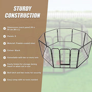 8 Panel Heavy Duty Pet Dog Playpen Puppy Exercise Fence Enclosure Cage V63-827761