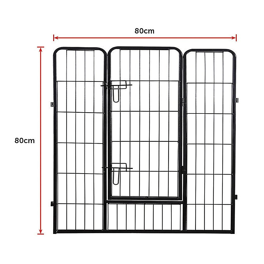 8 Panel Heavy Duty Pet Dog Playpen Puppy Exercise Fence Enclosure Cage V63-827761