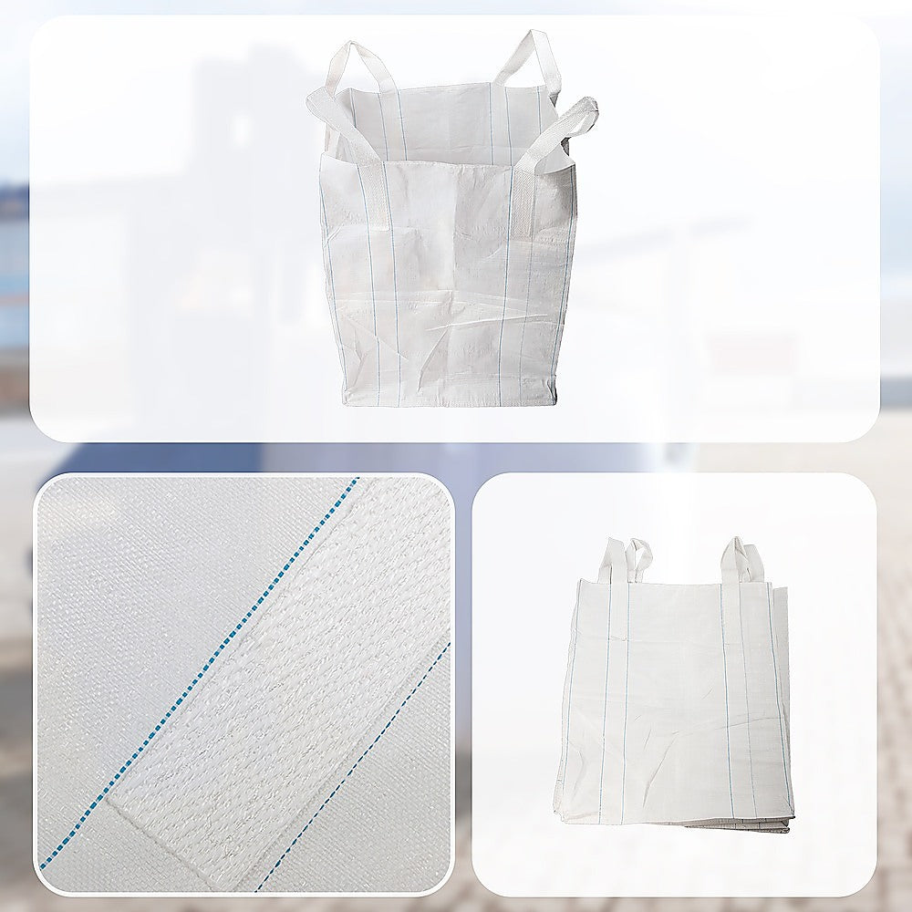 4 x 1 tonne FIBC Polypropylene UV Rated Builder / Bulk / Landscape Bags V63-827771