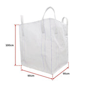 4 x 1 tonne FIBC Polypropylene UV Rated Builder / Bulk / Landscape Bags V63-827771