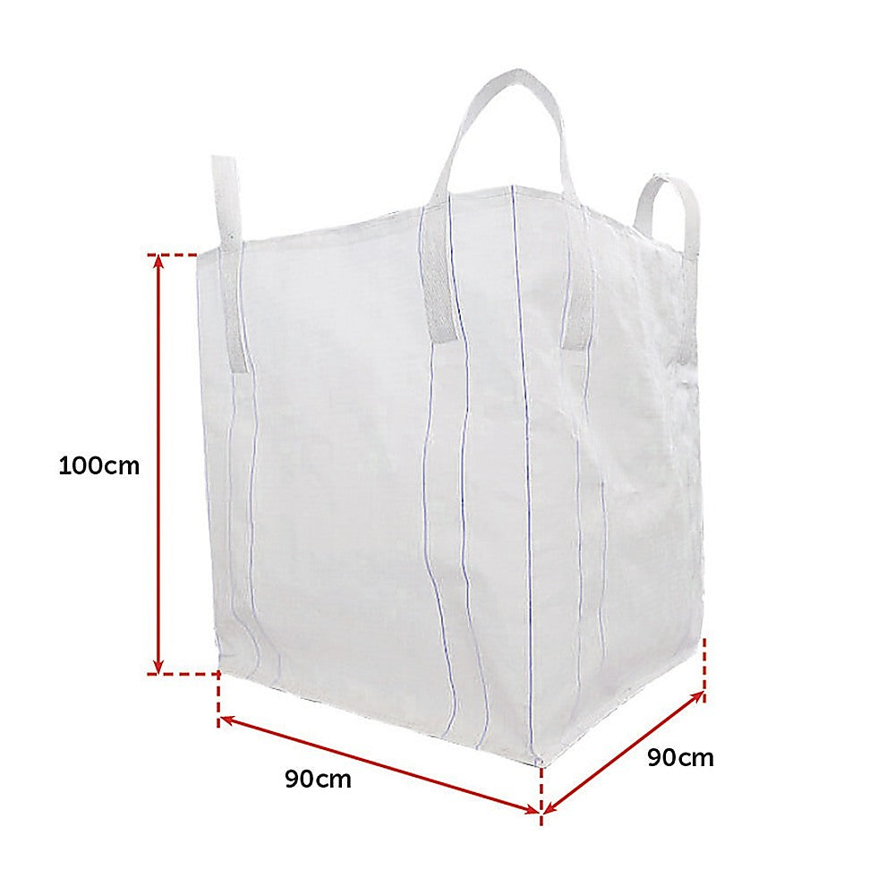 4 x 1 tonne FIBC Polypropylene UV Rated Builder / Bulk / Landscape Bags V63-827771