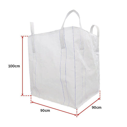 4 x 1 tonne FIBC Polypropylene UV Rated Builder / Bulk / Landscape Bags V63-827771