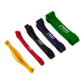 Resistance Band Loop Set of 5 Heavy Duty Gym Yoga Workout V63-827781